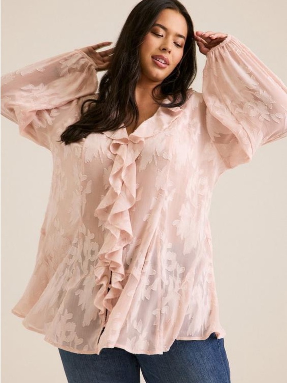 NWT Torrid Festi Bubble Sleeve Top Size 26 4X
